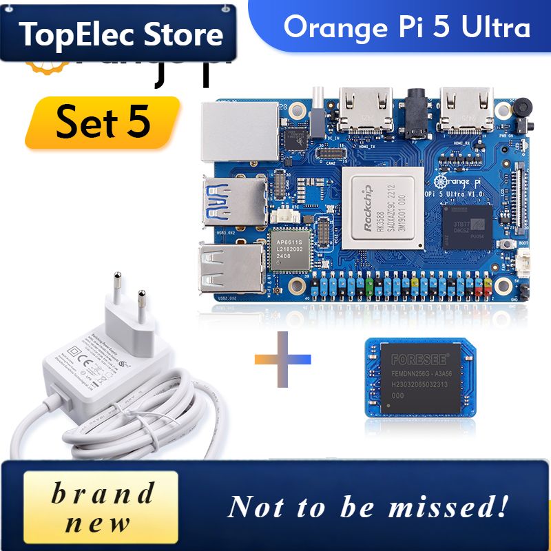 Rockchip Rk3588 Development Board - Placa de Desenvolvimento TopElec Orange Pi