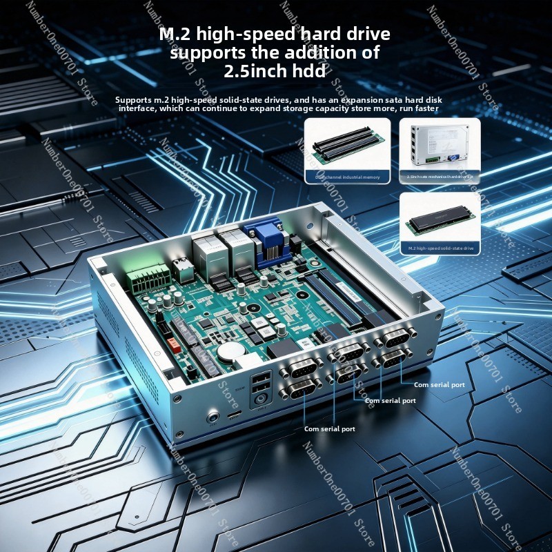 Fanless Industrial Pc Rs485 Core I7 - Mini PC Industrial Embutido Sem Ventoinha