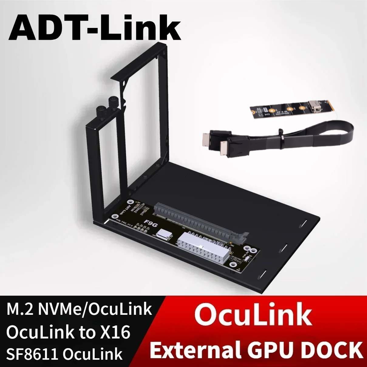 ADT PCIe 4.0 64 Gbps OcuLink P - Oculink Egpu Mini Pc avaliação e preço