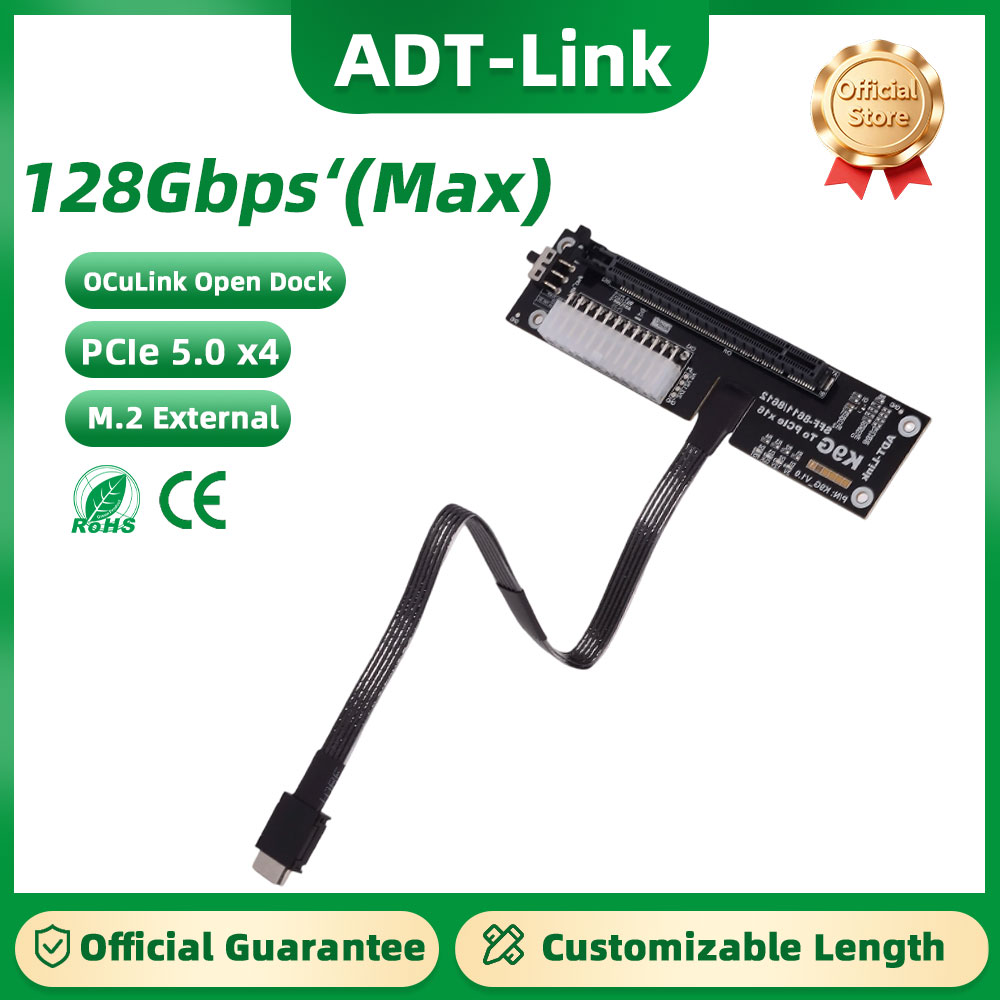ADT-Link OCuLink GPU Dock PCIe - Oculink Egpu Mini Pc avaliação e preço