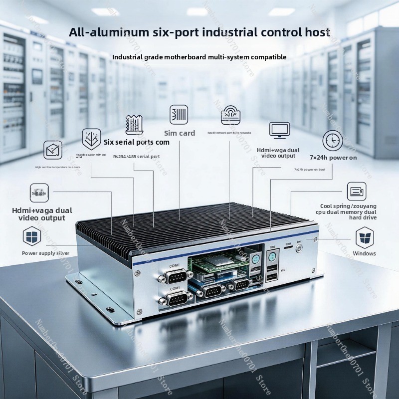Mini PC Industrial Embutido Se - Fanless Industrial Pc Rs485 Core I7 avaliação e preço